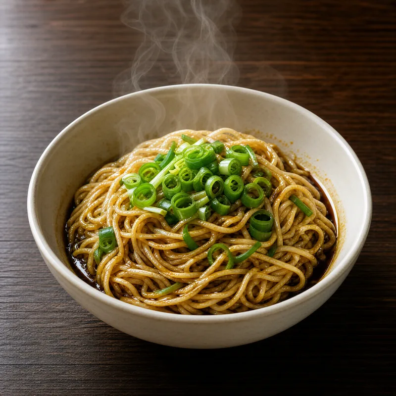 微波葱油拌面