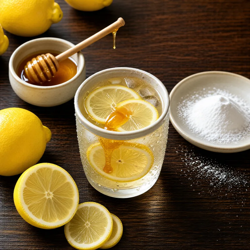 柠檬蜂蜜水